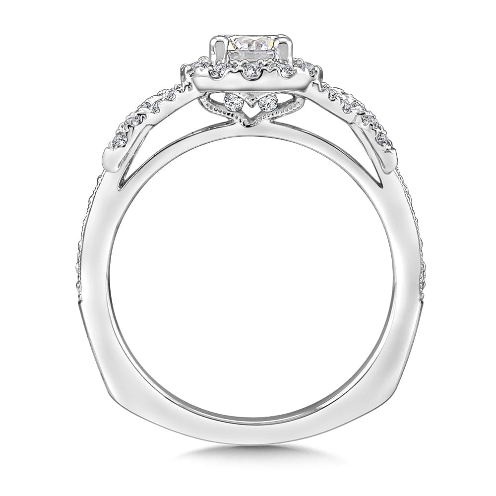 Halo Engagement Ring - Image 2