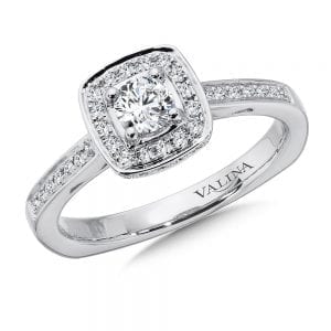 Halo Engagement Ring