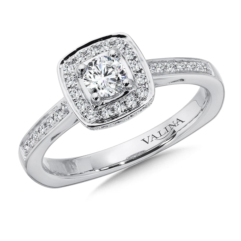 Halo Engagement Ring