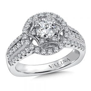 Halo Engagement Ring