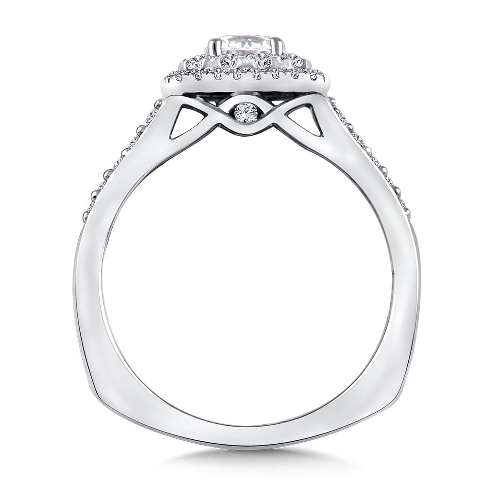 Halo Engagement Ring - Image 2