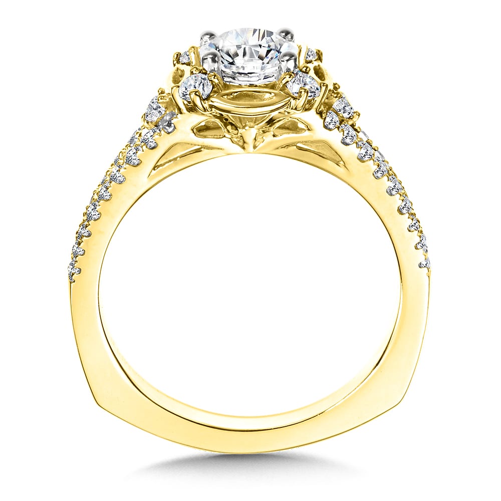 Halo Engagement Ring - Image 2