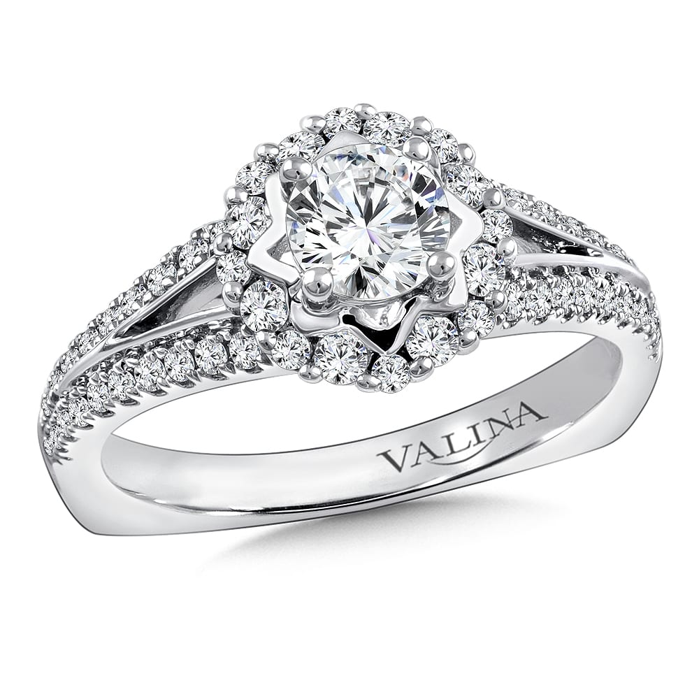 Halo Engagement Ring