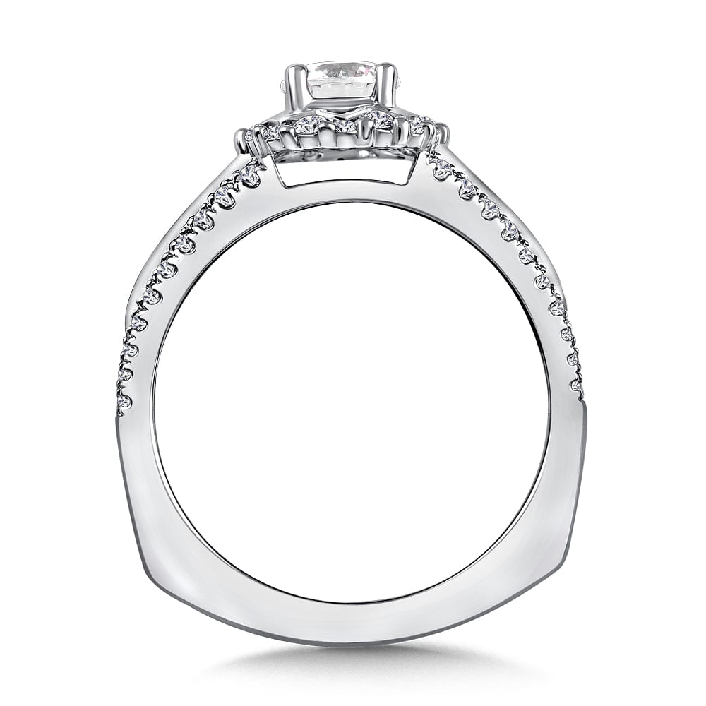 Halo Engagement Ring - Image 2