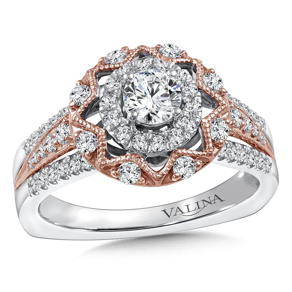 Halo Engagement Ring