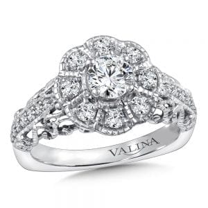Halo Engagement Ring
