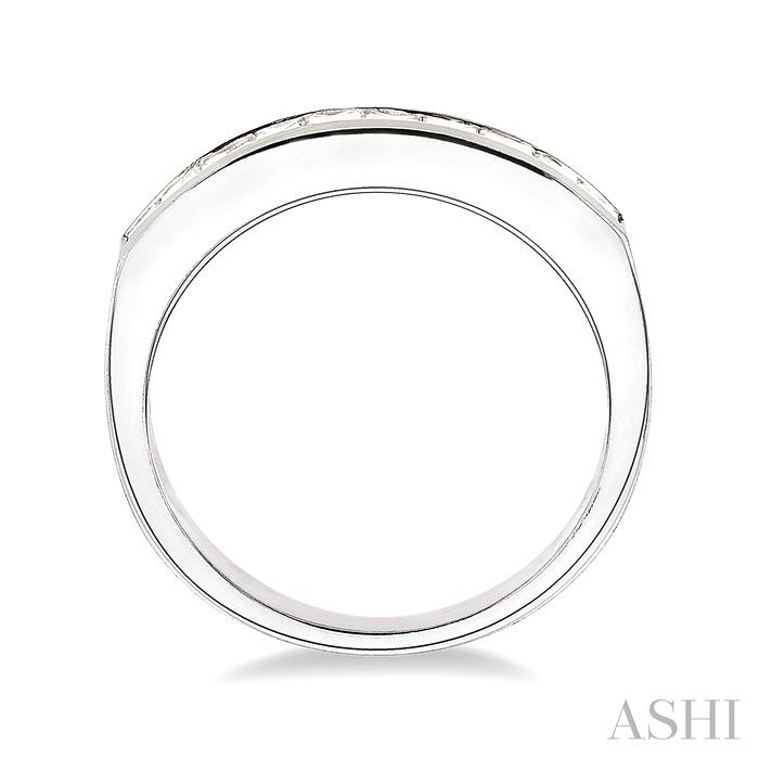 Channel Set Diamond Wedding Band - Image 3
