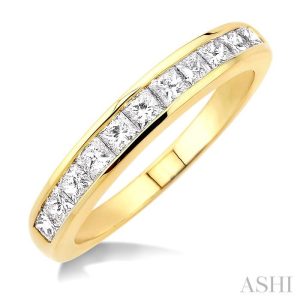 CHANNEL SET DIAMOND WEDDING BAND