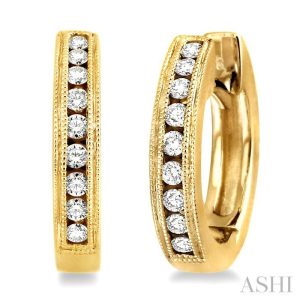 DIAMOND HOOP EARRINGS