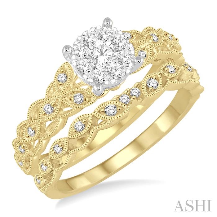 LOVEBRIGHT DIAMOND WEDDING SET