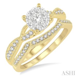 LOVEBRIGHT DIAMOND WEDDING SET