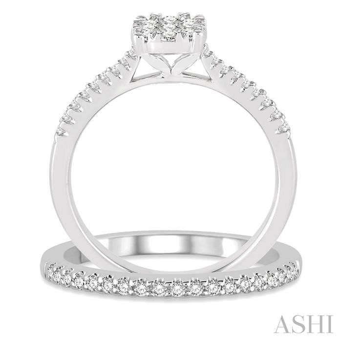 Round Shape Lovebright Diamond Wedding Set - Image 3