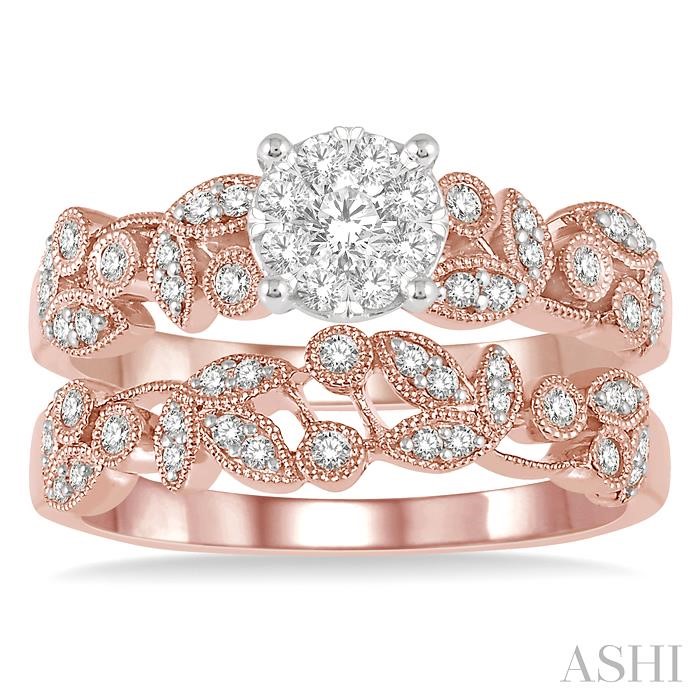 Round Shape Lovebright Diamond Wedding Set - Image 2