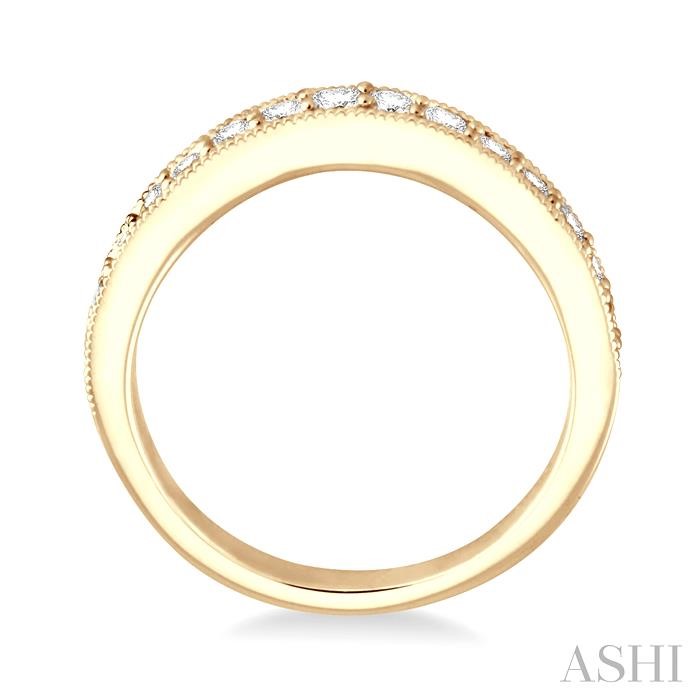 DIAMOND CURVED WEDDING BAND - Image 3