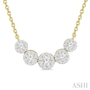 LOVEBRIGHT ESSENTIAL DIAMOND SMILE NECKLACE