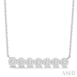 BAR LOVEBRIGHT ESSENTIAL DIAMOND NECKLACE