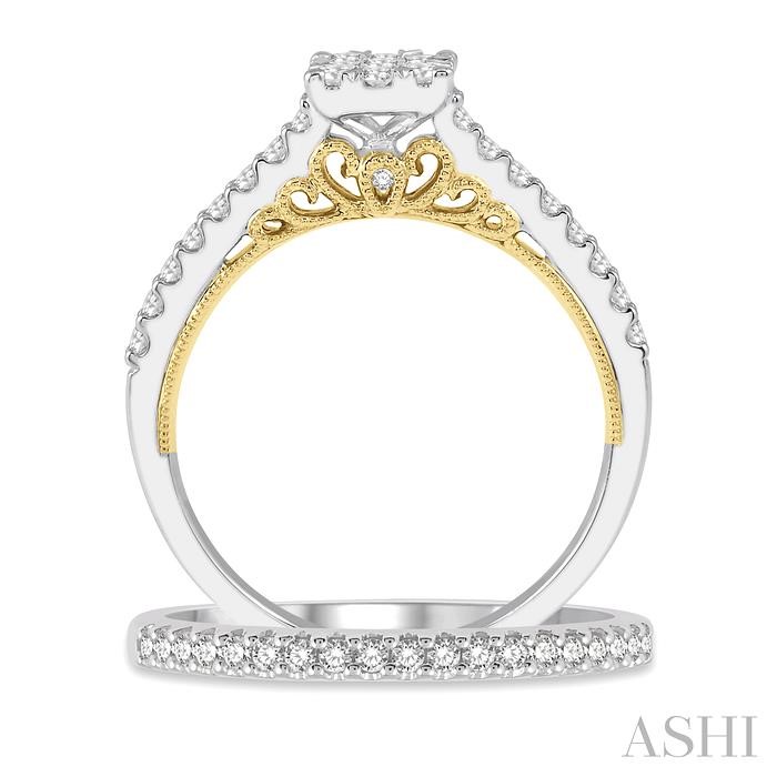Cushion Shape Lovebright Diamond Wedding Set - Image 3