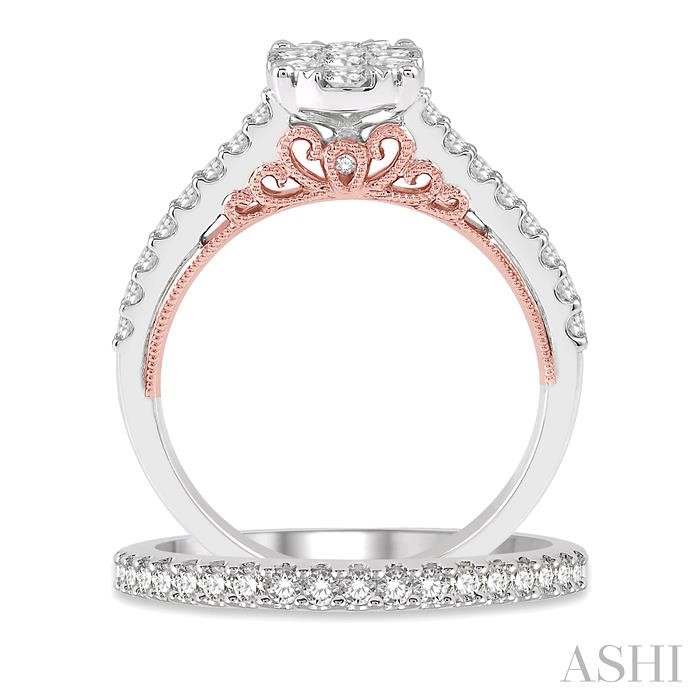 OVAL SHAPE LOVEBRIGHT DIAMOND WEDDING SET - Image 3