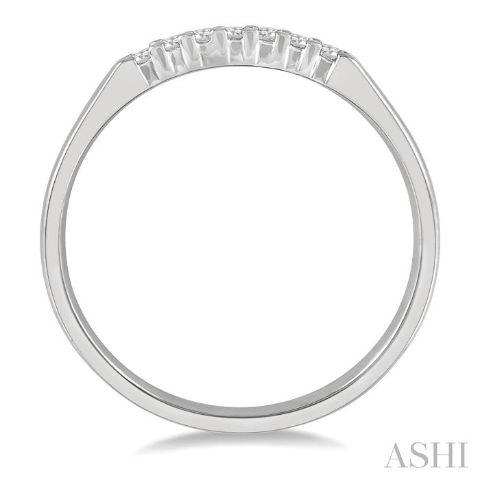 7 Stone Diamond Wedding Band - Image 3