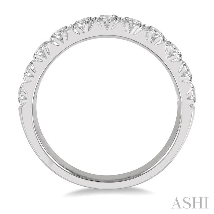 11 Stone Diamond Wedding Band - Image 3