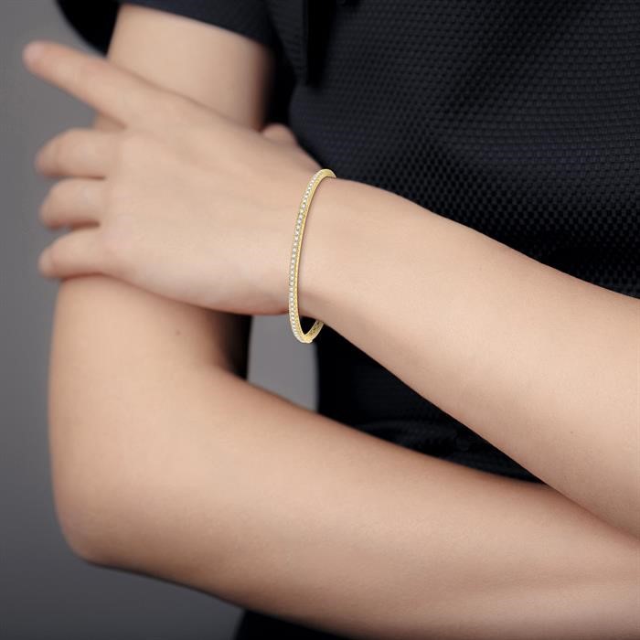 Stackable Diamond Bangle - Image 4