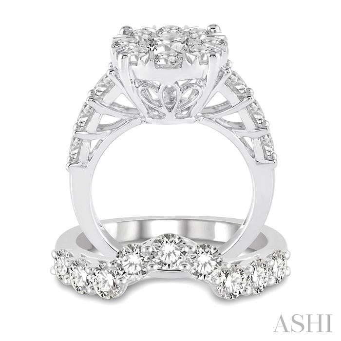 ROUND SHAPE LOVEBRIGHT DIAMOND WEDDING SET - Image 3