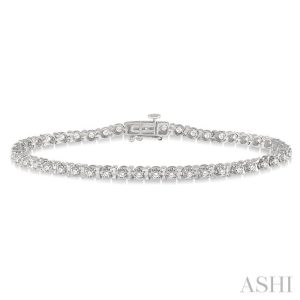 Tulip Diamond Tennis Bracelet