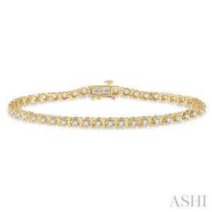 Tulip Diamond Tennis Bracelet