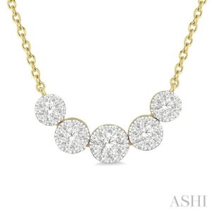 LOVEBRIGHT ESSENTIAL DIAMOND SMILE NECKLACE
