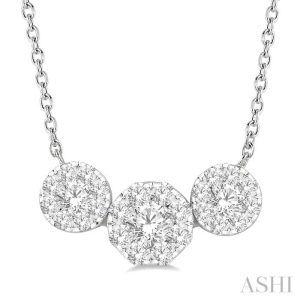 PAST PRESENT & FUTURE LOVEBRIGHT ESSENTIAL DIAMOND NECKLACE