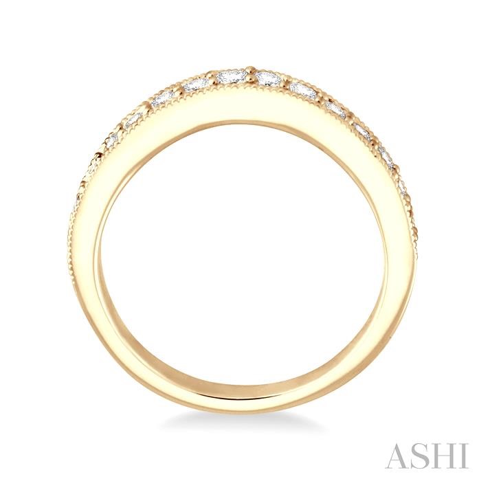 DIAMOND CURVED WEDDING BAND - Image 3