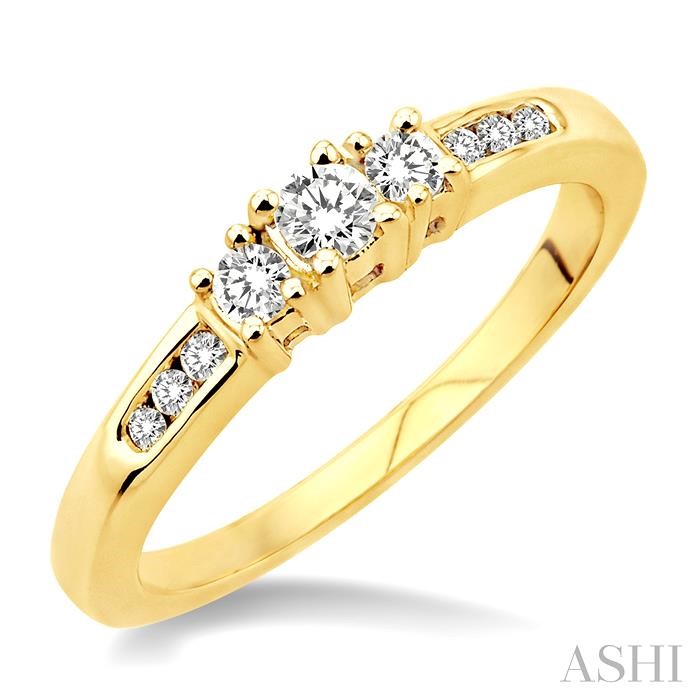 PAST PRESENT & FUTURE DIAMOND ENGAGEMENT RING