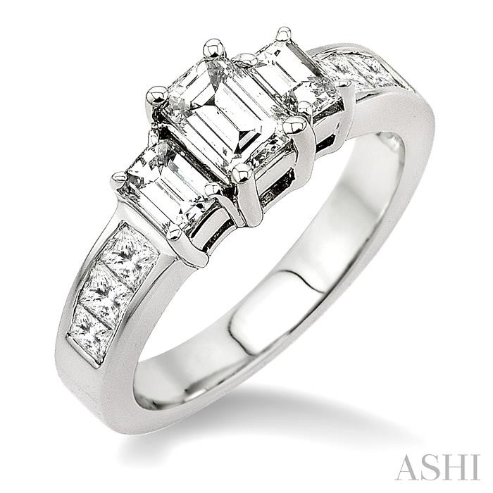 PAST PRESENT & FUTURE DIAMOND ENGAGEMENT RING
