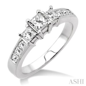 PAST PRESENT & FUTURE DIAMOND ENGAGEMENT RING