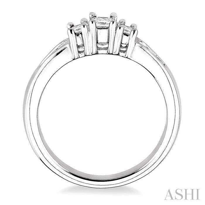 PAST PRESENT & FUTURE DIAMOND ENGAGEMENT RING - Image 3