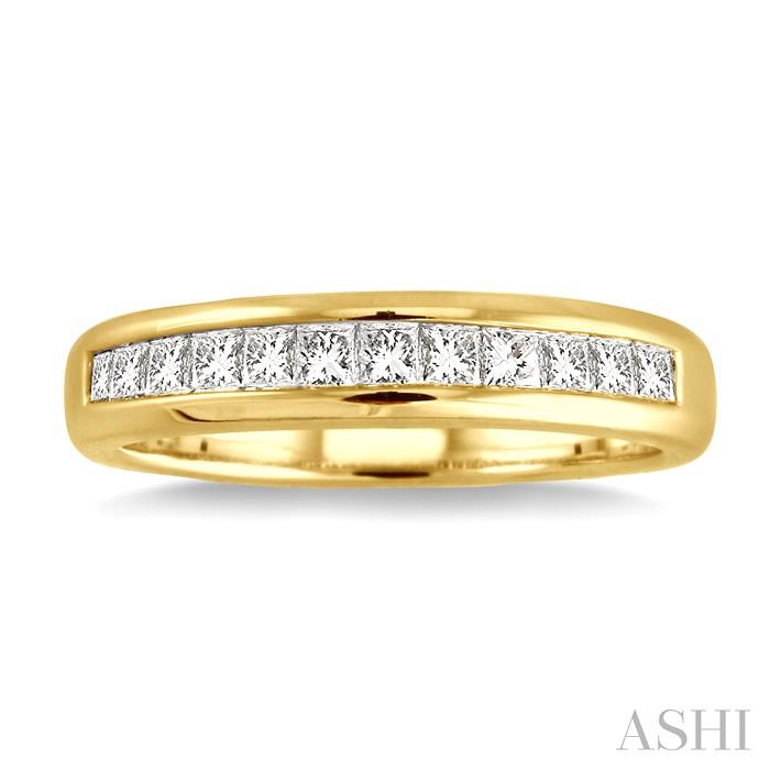 Channel Set Diamond Wedding Band - Image 2