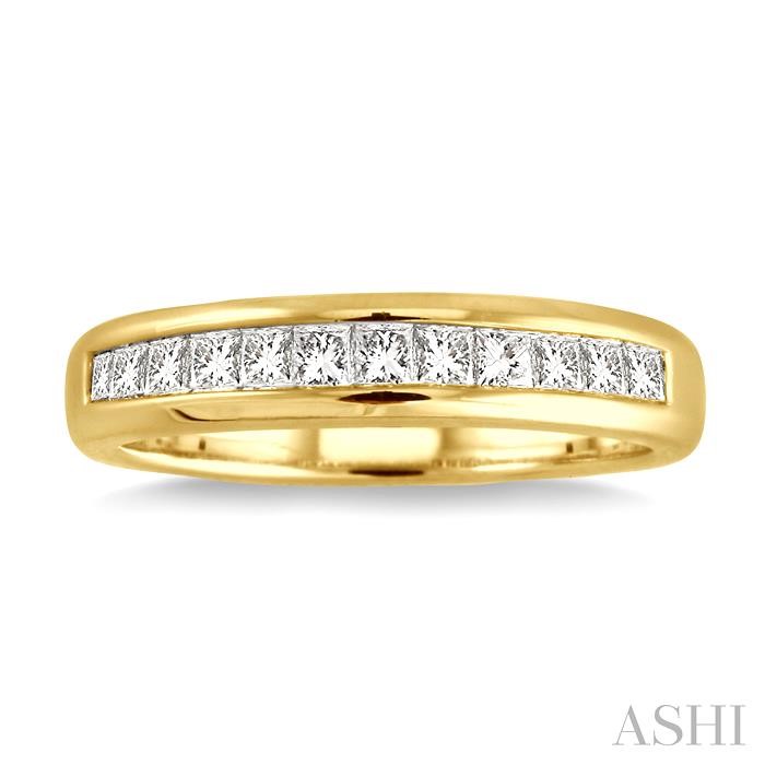 CHANNEL SET DIAMOND WEDDING BAND - Image 2