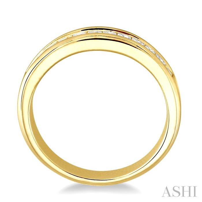 CHANNEL SET DIAMOND WEDDING BAND - Image 3
