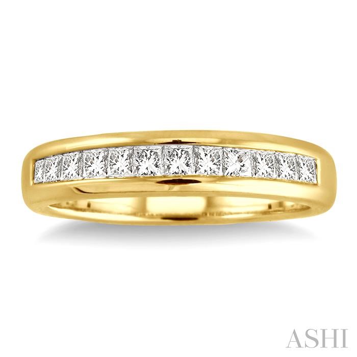 CHANNEL SET DIAMOND WEDDING BAND - Image 2