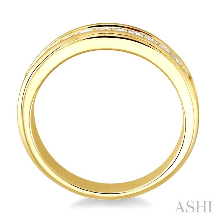 CHANNEL SET DIAMOND WEDDING BAND - Image 3