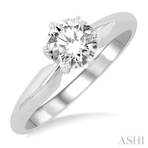 ROUND SHAPE DIAMOND SOLITAIRE RING