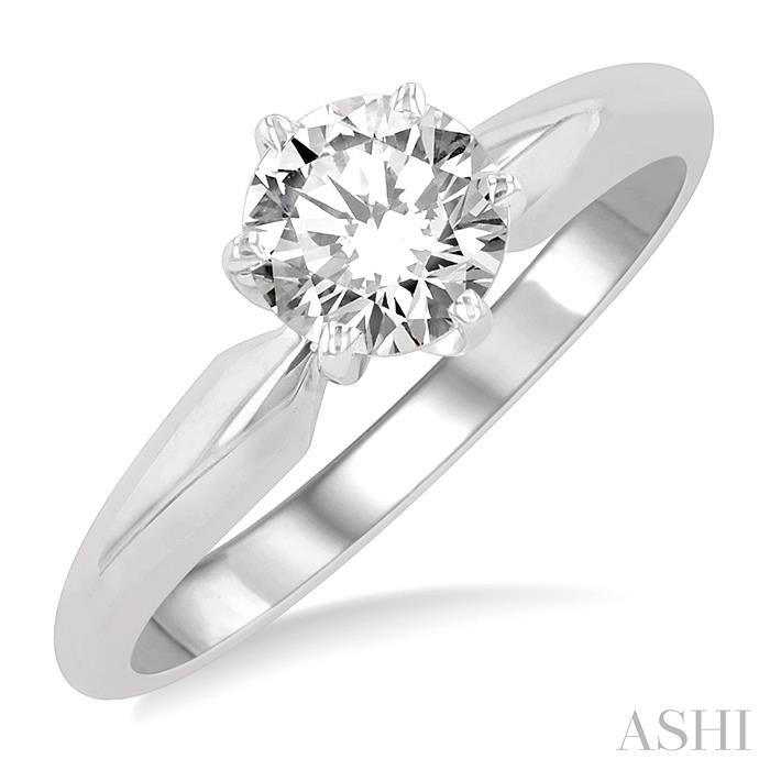 ROUND SHAPE DIAMOND SOLITAIRE RING