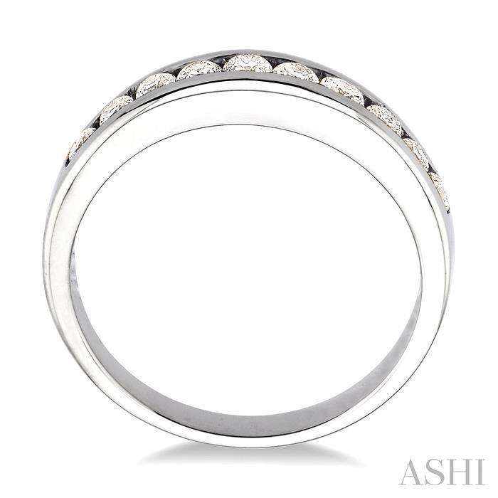CHANNEL SET DIAMOND WEDDING BAND - Image 3