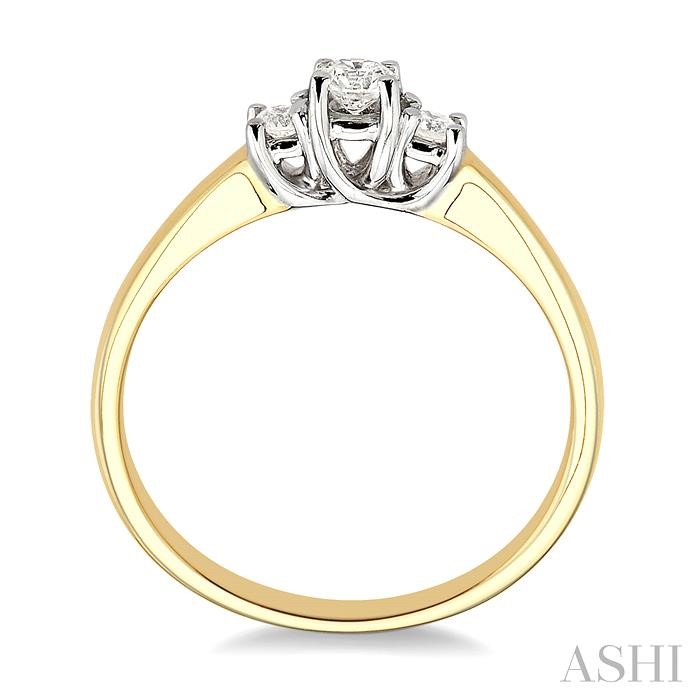 PAST PRESENT & FUTURE DIAMOND RING - Image 3
