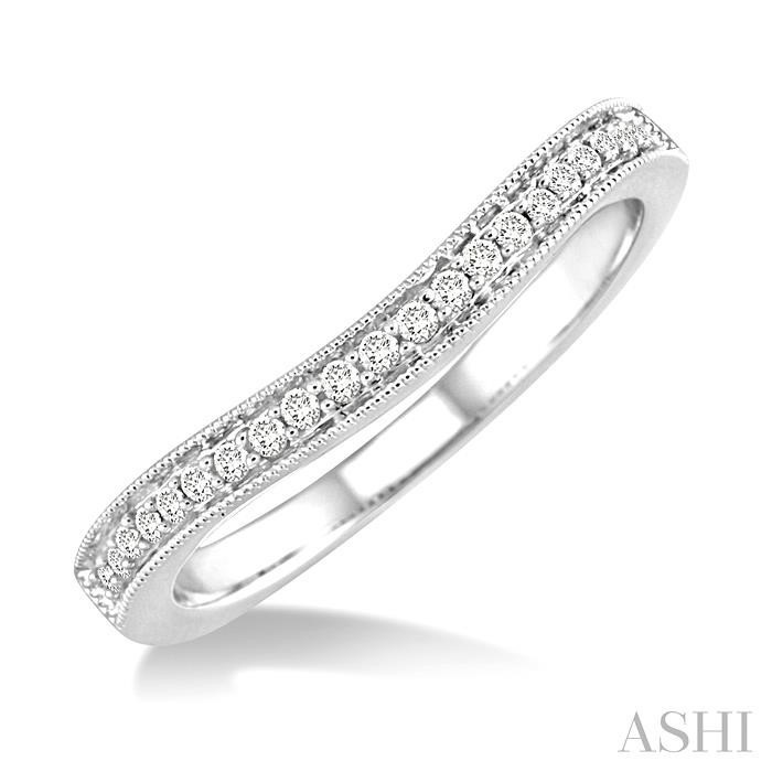 DIAMOND CURVED WEDDING BAND