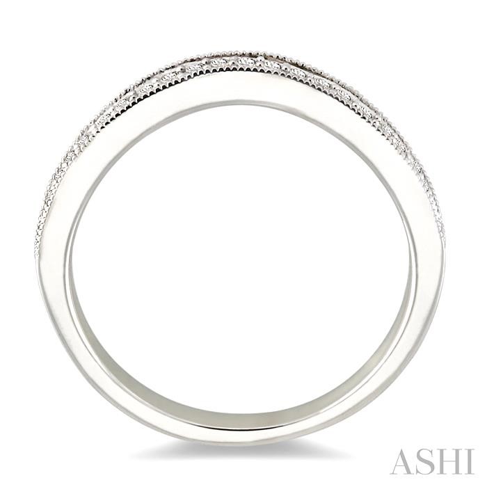 CURVED DIAMOND WEDDING BAND - Image 3