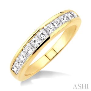 CHANNEL SET DIAMOND WEDDING BAND