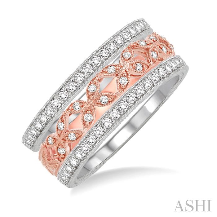 STACKABLE DIAMOND BAND SET