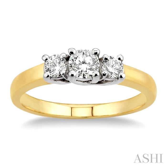 PAST PRESENT & FUTURE DIAMOND RING - Image 2