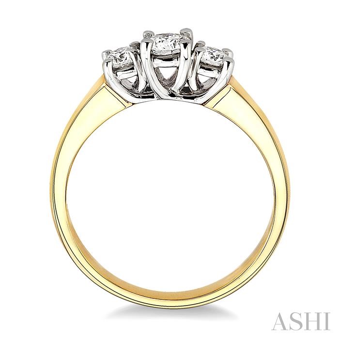 PAST PRESENT & FUTURE DIAMOND RING - Image 3